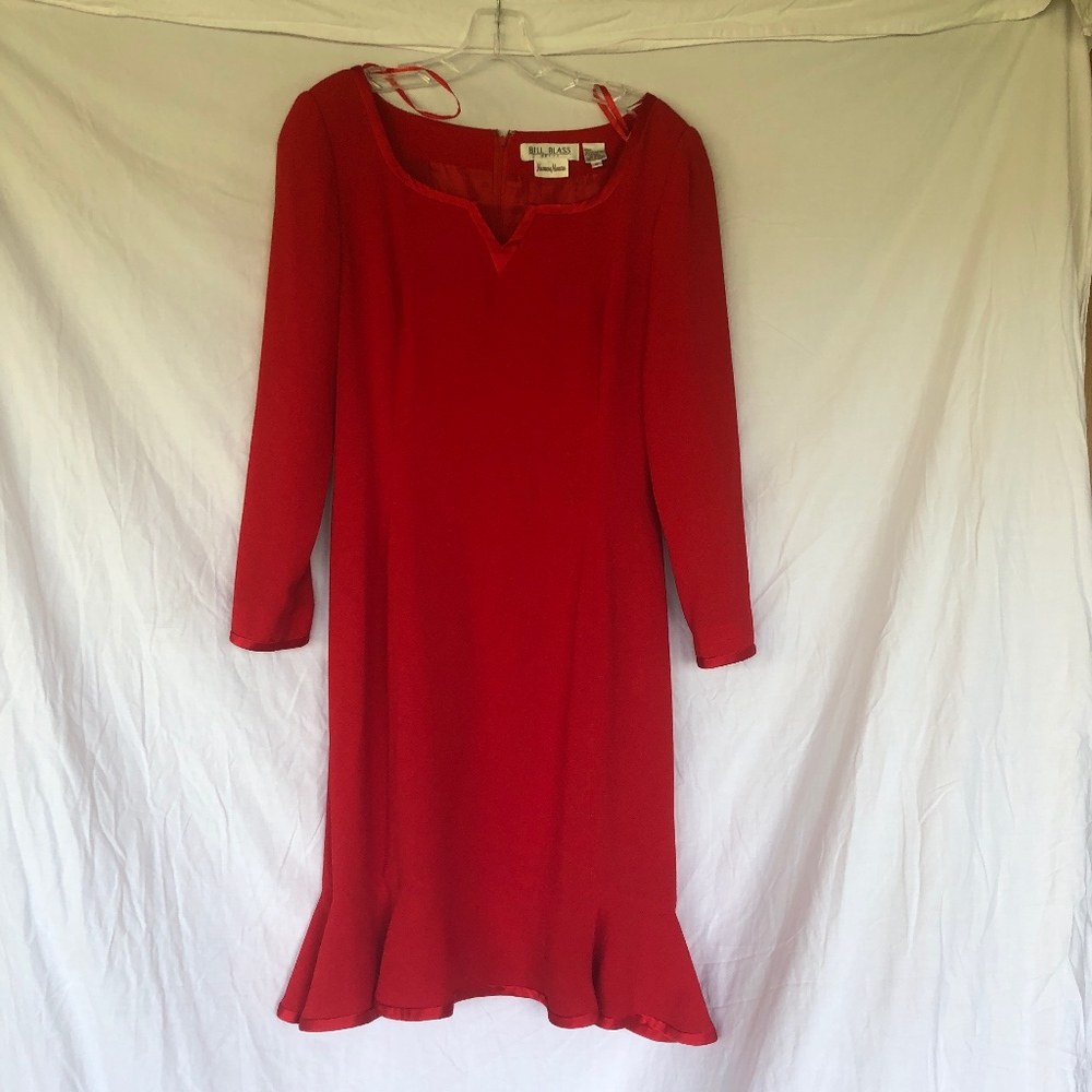 Vintage Bill Blass Long Sleeved Dress